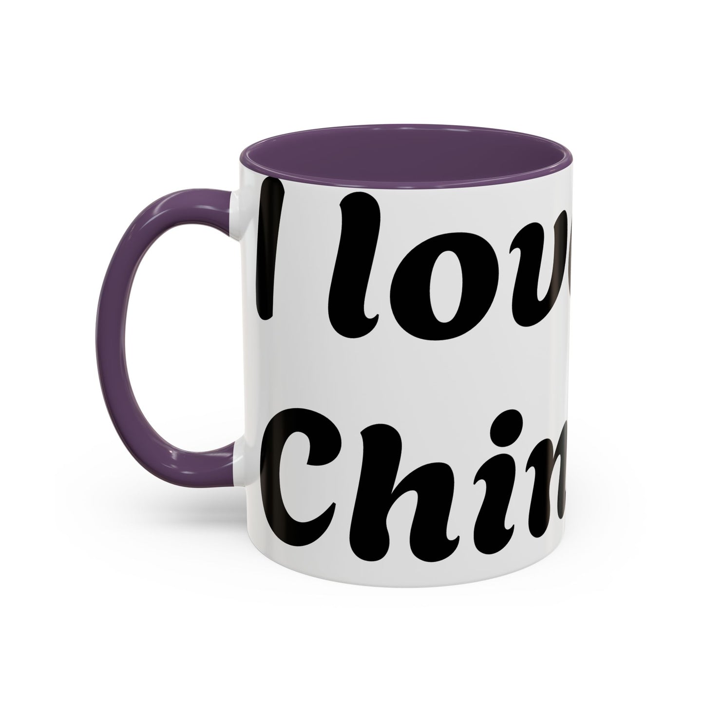 Chinese Love Accent Coffee Mug - Perfect for Tea Lovers, Gifts for Friends, Valentine's Day, Home Decor, Travel Mug