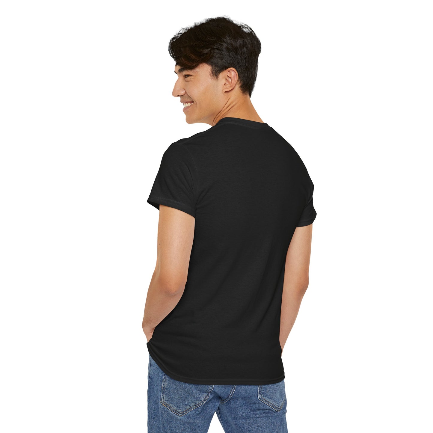 Black Elephant Floral Unisex Heavy Cotton Tee - Botanical Art, Graphic Tee, Casual Wear, Eco-Friendly Fashion, Unique Gift Idea