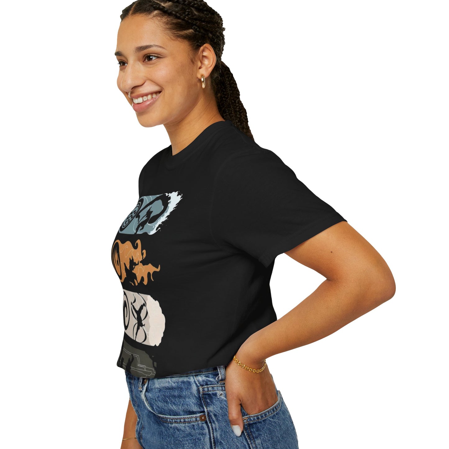 Elemental Forces Unisex Garment-Dyed T-shirt | Casual Wear, Gift Idea, Nature Lover Gift, Comfortable T-shirt, Festival Apparel