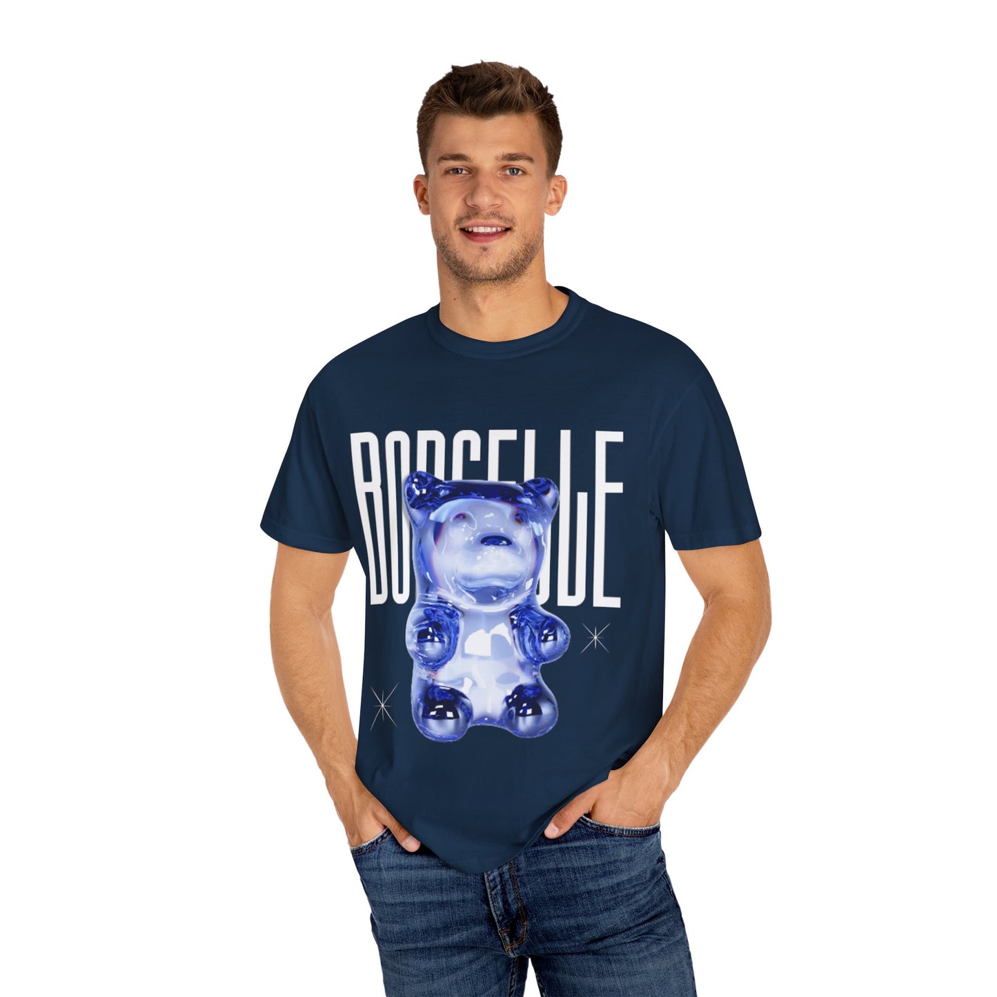 Whimsical Gummy Bear T-shirt for Fun-Loving Souls, Casual Gift, Summer Style, Birthday, Unique Fashion Statement, Trendy Tee