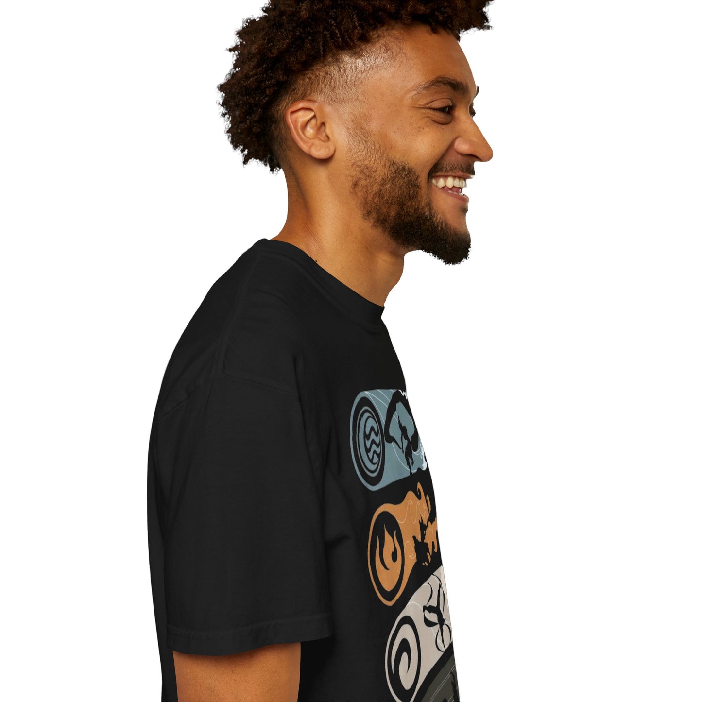 Elemental Forces Unisex Garment-Dyed T-shirt | Casual Wear, Gift Idea, Nature Lover Gift, Comfortable T-shirt, Festival Apparel