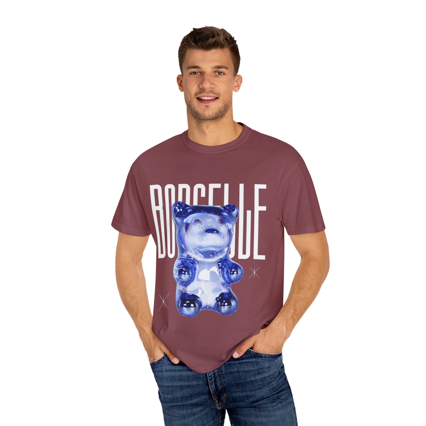 Whimsical Gummy Bear T-shirt for Fun-Loving Souls, Casual Gift, Summer Style, Birthday, Unique Fashion Statement, Trendy Tee