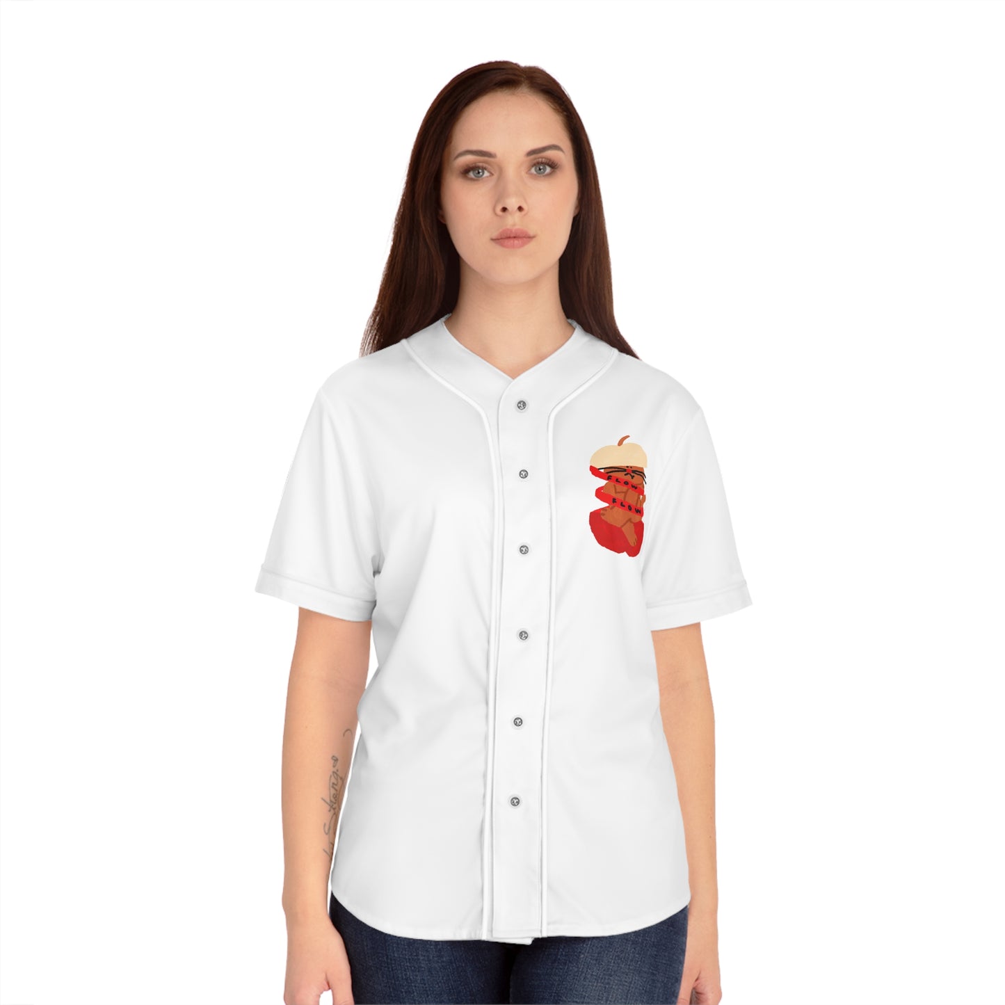 Cute Women's Baseball Jersey, Sports Apparel, Personalized Gift, Casual Wear, Summer Outfit, Team Spirit Top