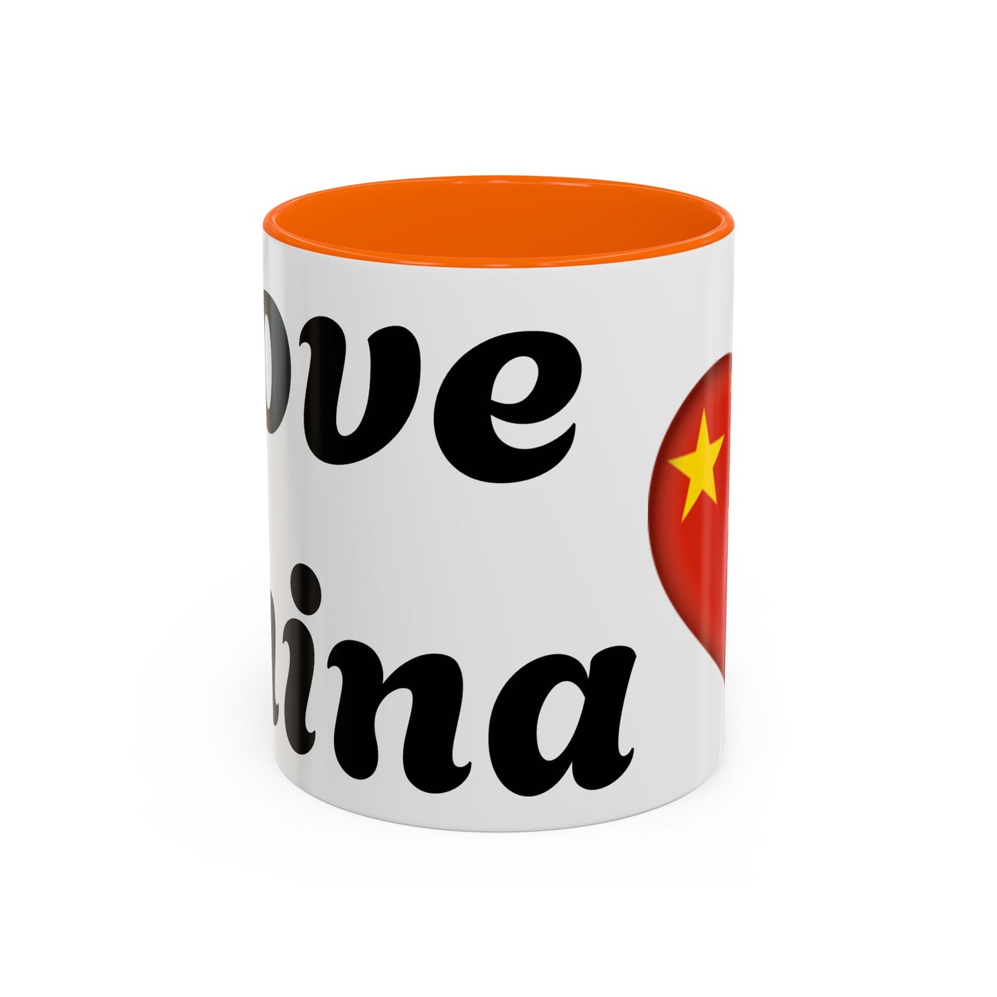 Chinese Love Accent Coffee Mug - Perfect for Tea Lovers, Gifts for Friends, Valentine's Day, Home Decor, Travel Mug