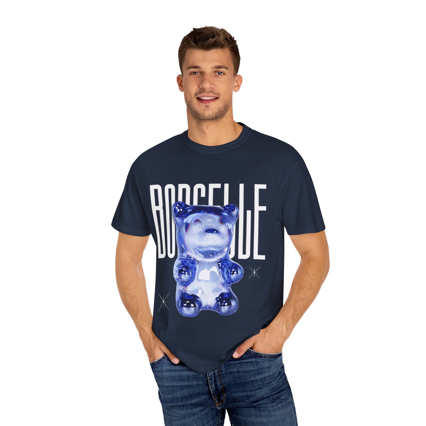 Whimsical Gummy Bear T-shirt for Fun-Loving Souls, Casual Gift, Summer Style, Birthday, Unique Fashion Statement, Trendy Tee