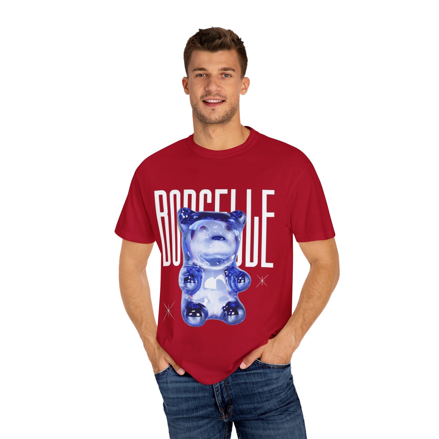 Whimsical Gummy Bear T-shirt for Fun-Loving Souls, Casual Gift, Summer Style, Birthday, Unique Fashion Statement, Trendy Tee