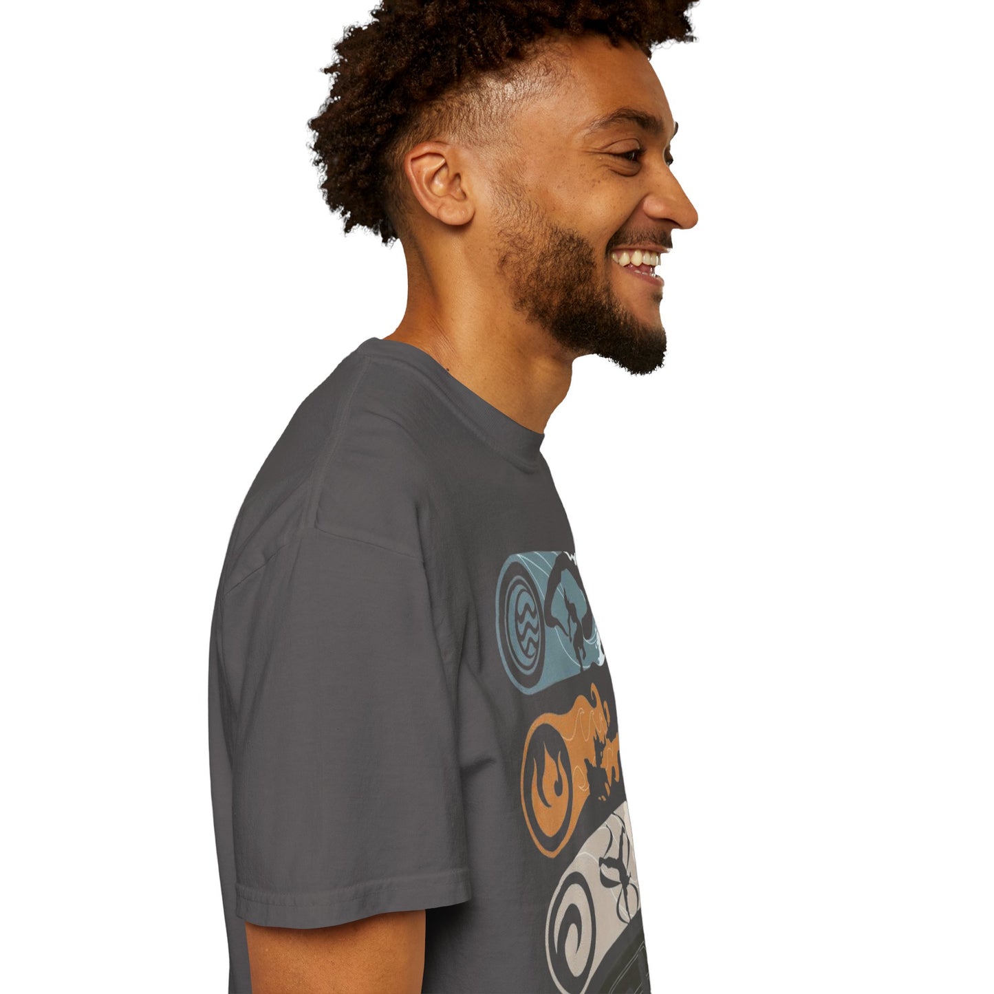 Elemental Forces Unisex Garment-Dyed T-shirt | Casual Wear, Gift Idea, Nature Lover Gift, Comfortable T-shirt, Festival Apparel