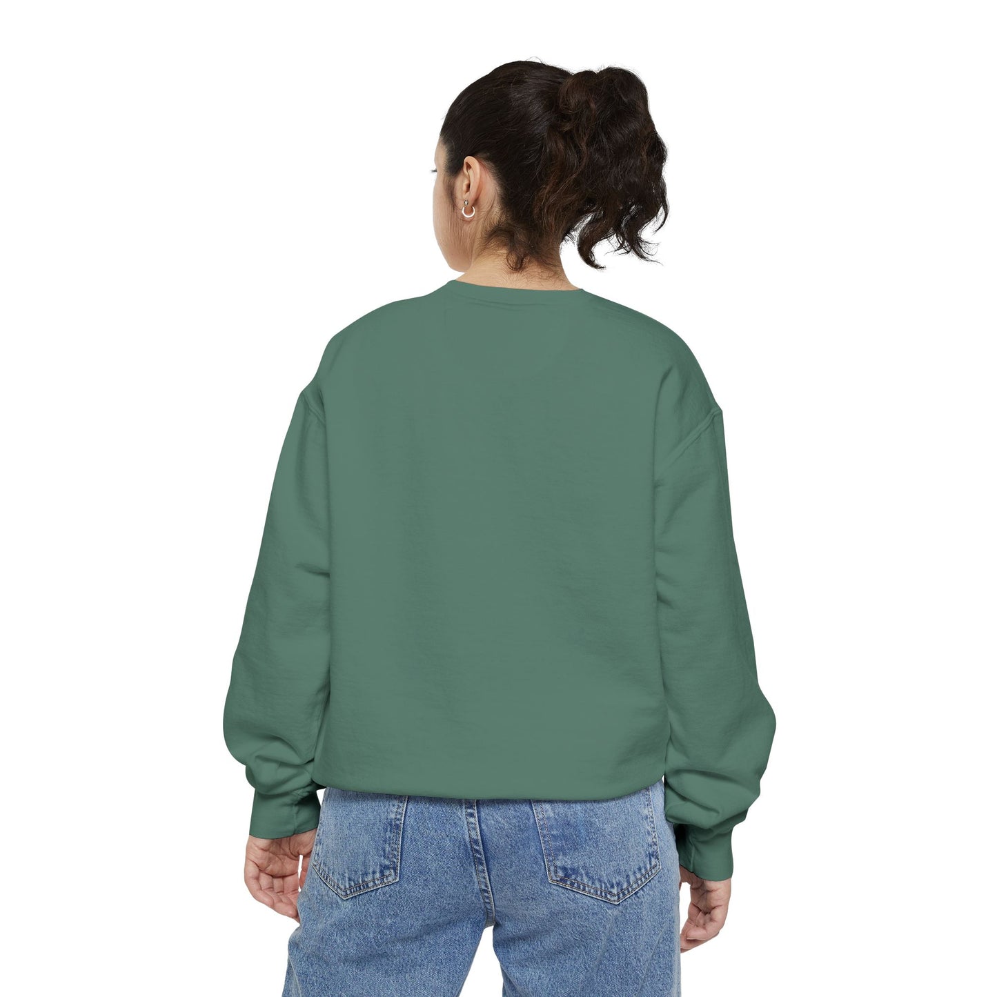 Cozy Garment-Dyed Sweatshirt with Ramen Design, Perfect for Food Lovers, Warm Casual Wear, Gifts for Him/Her, Unique Fashion Statement