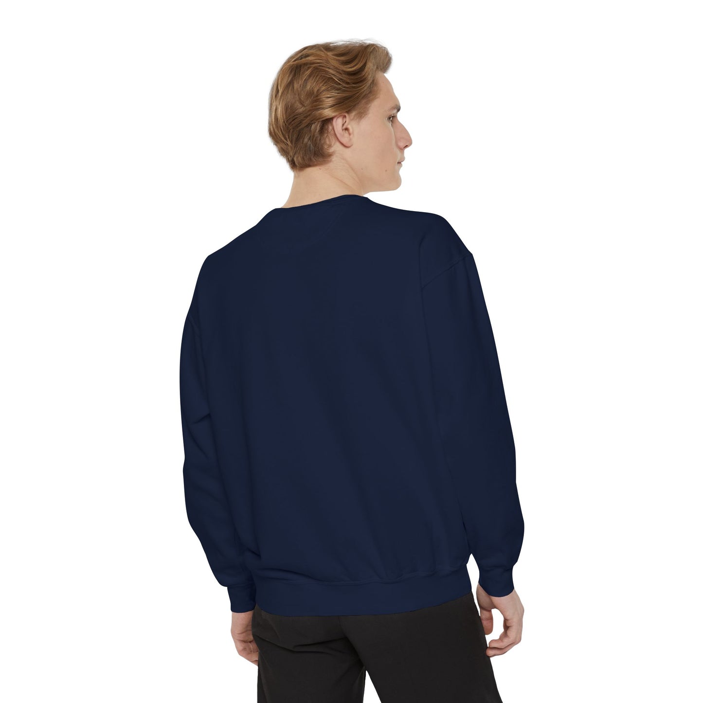 Cozy Garment-Dyed Sweatshirt with Ramen Design, Perfect for Food Lovers, Warm Casual Wear, Gifts for Him/Her, Unique Fashion Statement