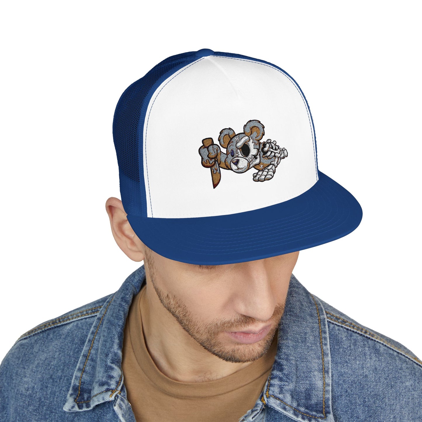 5 Panel Trucker Cap (Embroidery)