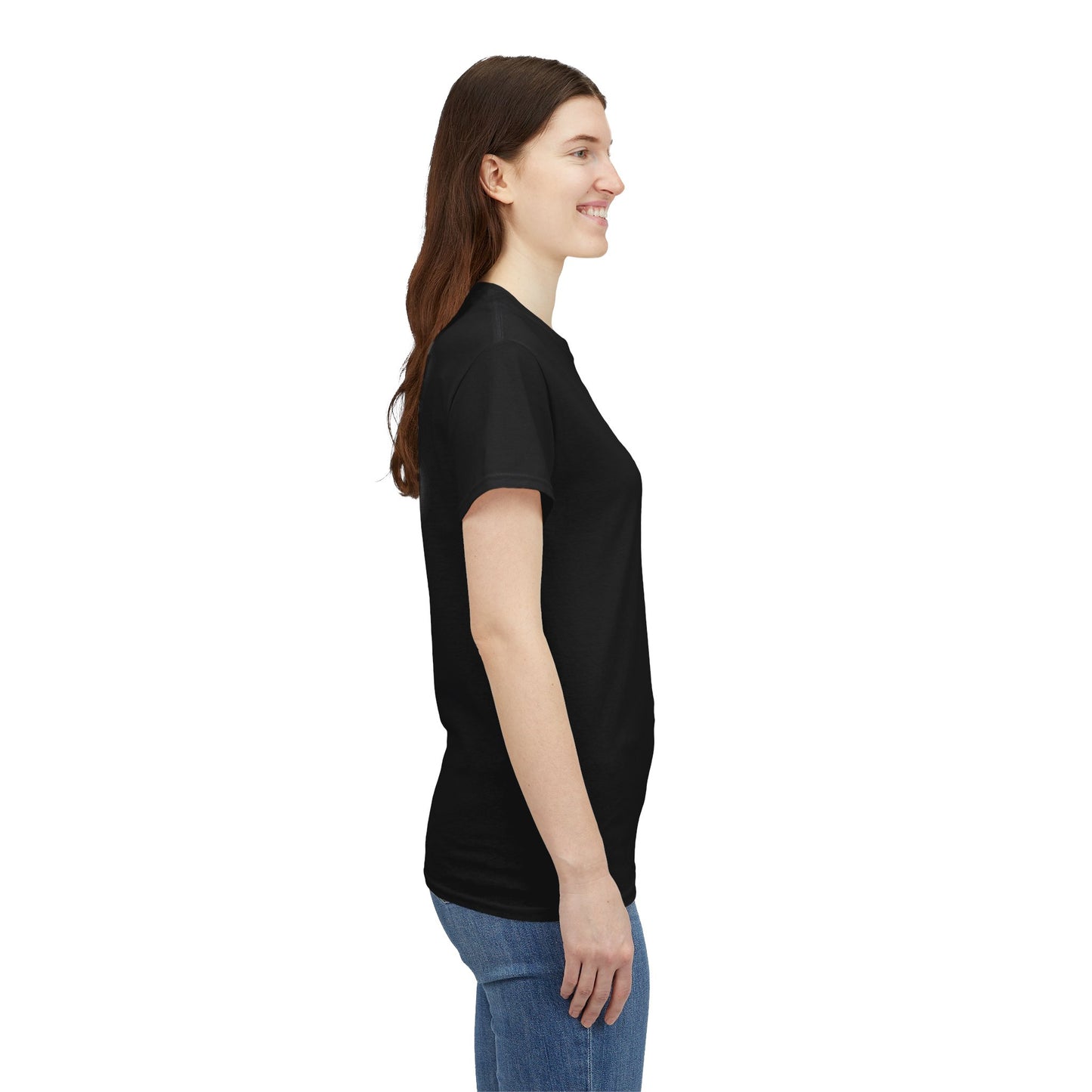 Black Elephant Floral Unisex Heavy Cotton Tee - Botanical Art, Graphic Tee, Casual Wear, Eco-Friendly Fashion, Unique Gift Idea