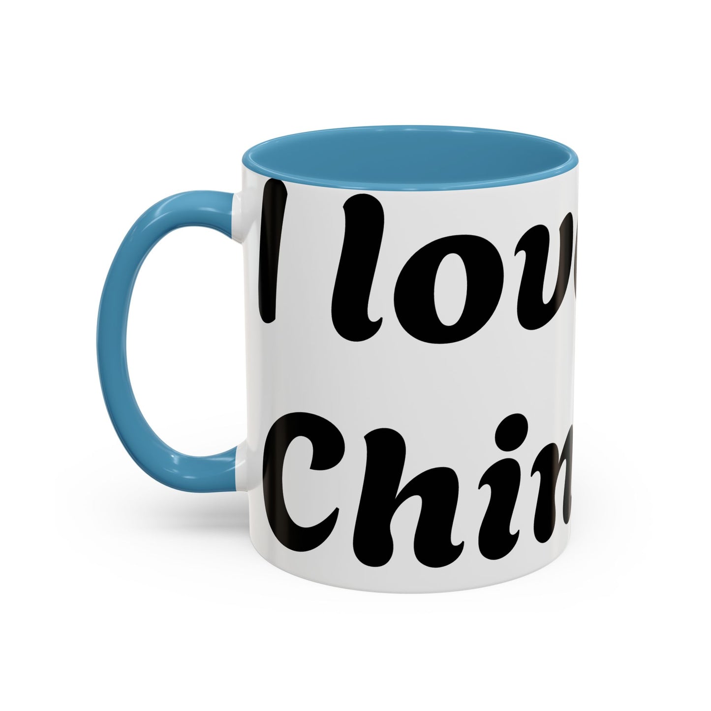 Chinese Love Accent Coffee Mug - Perfect for Tea Lovers, Gifts for Friends, Valentine's Day, Home Decor, Travel Mug