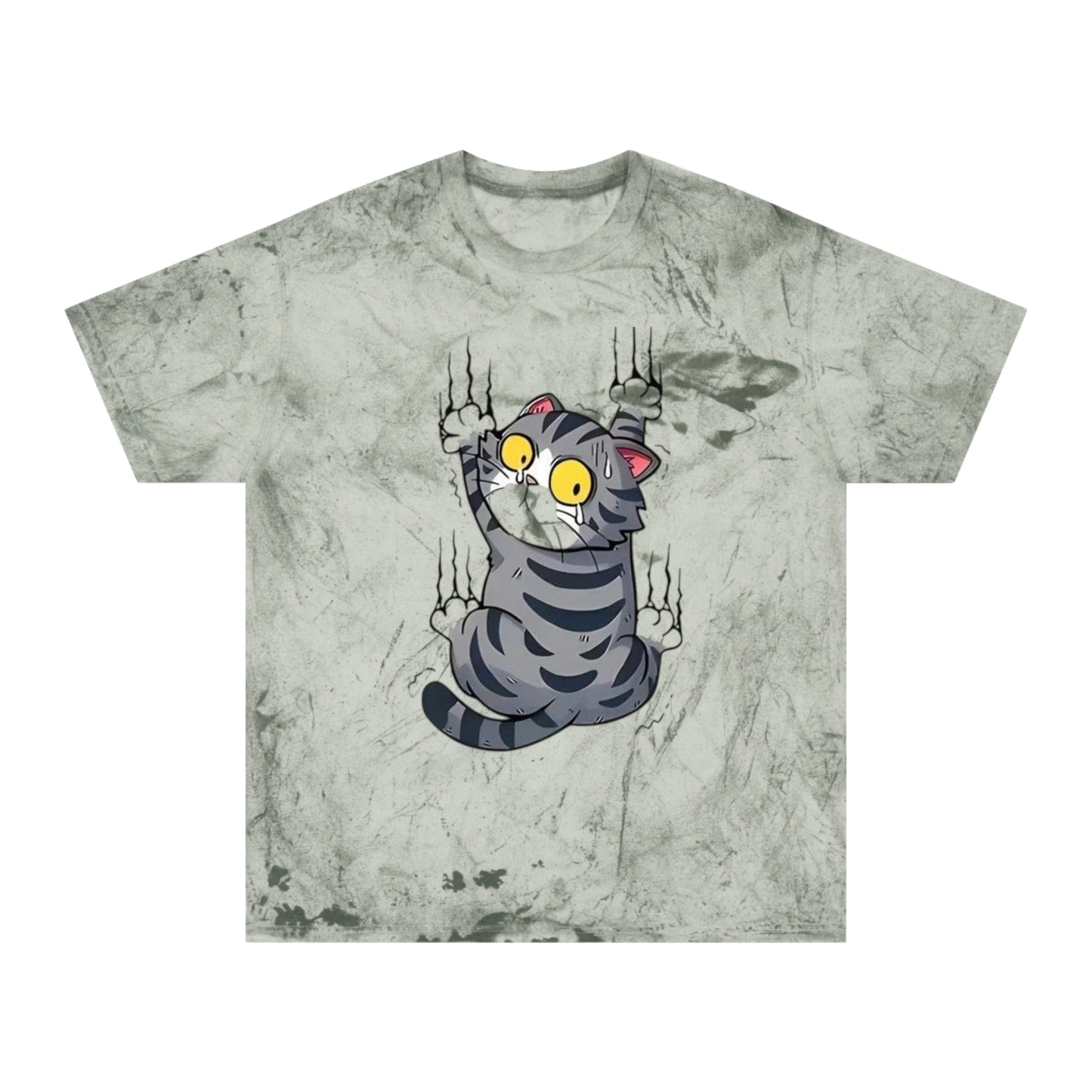 Colorful Cat Unisex Tee - Funny Cat Shirt, Cute Animal Apparel, Gift for Cat Lovers, Unique Graphic T-Shirt, Casual Wear
