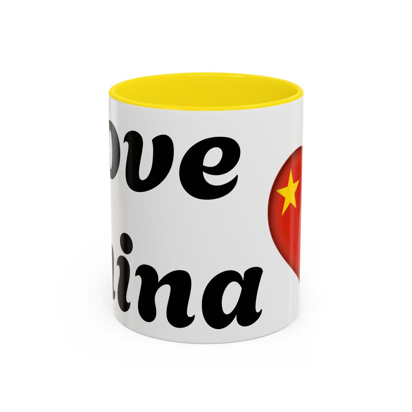 Chinese Love Accent Coffee Mug - Perfect for Tea Lovers, Gifts for Friends, Valentine's Day, Home Decor, Travel Mug