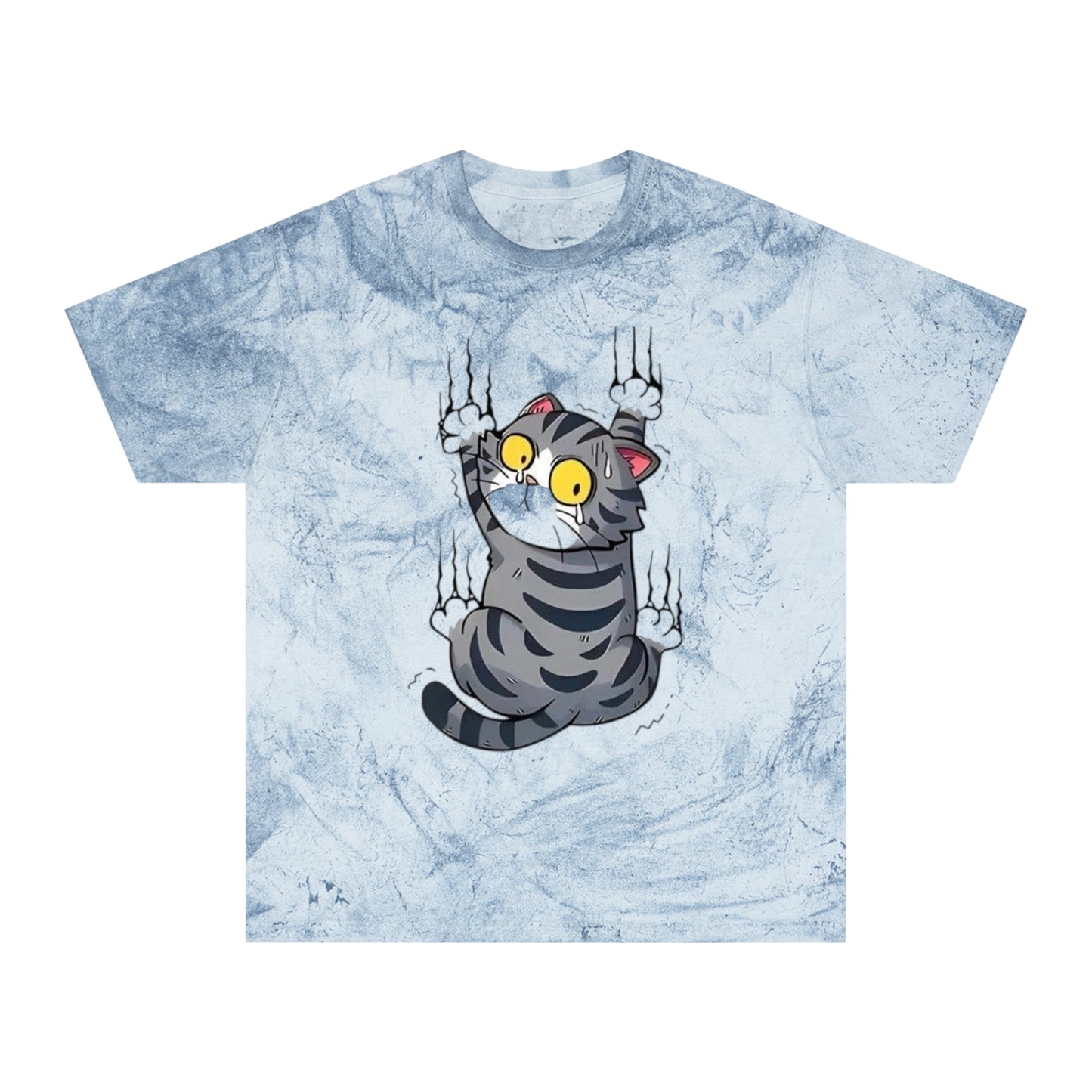 Colorful Cat Unisex Tee - Funny Cat Shirt, Cute Animal Apparel, Gift for Cat Lovers, Unique Graphic T-Shirt, Casual Wear