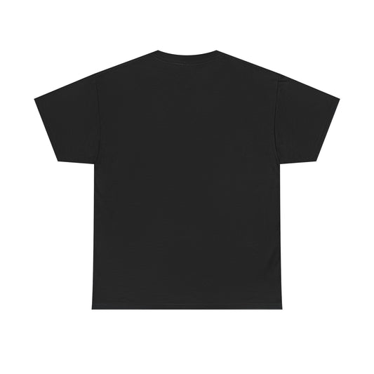 Black Elephant Floral Unisex Heavy Cotton Tee - Botanical Art, Graphic Tee, Casual Wear, Eco-Friendly Fashion, Unique Gift Idea