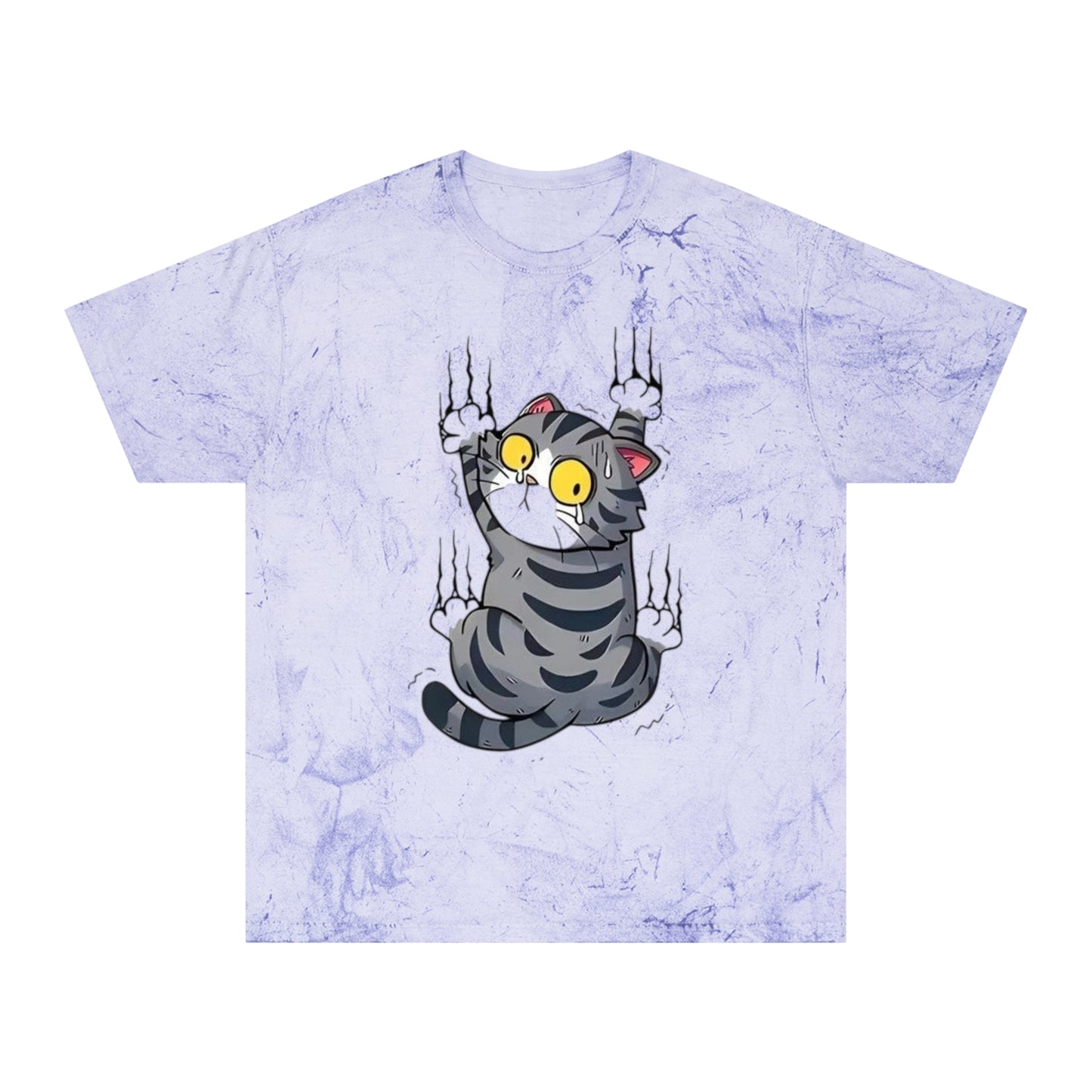 Colorful Cat Unisex Tee - Funny Cat Shirt, Cute Animal Apparel, Gift for Cat Lovers, Unique Graphic T-Shirt, Casual Wear