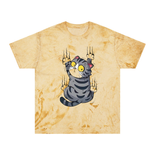 Colorful Cat Unisex Tee - Funny Cat Shirt, Cute Animal Apparel, Gift for Cat Lovers, Unique Graphic T-Shirt, Casual Wear
