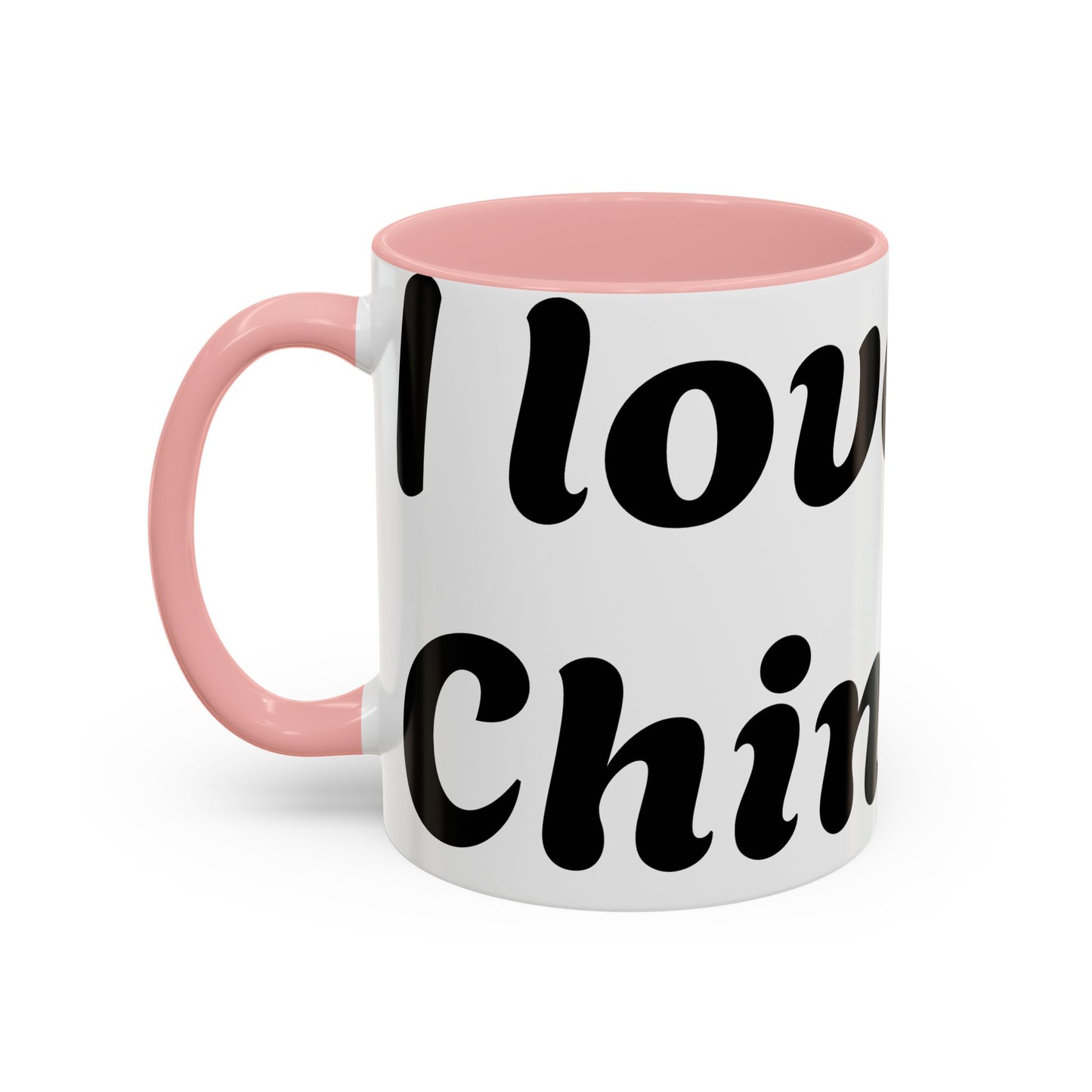Chinese Love Accent Coffee Mug - Perfect for Tea Lovers, Gifts for Friends, Valentine's Day, Home Decor, Travel Mug