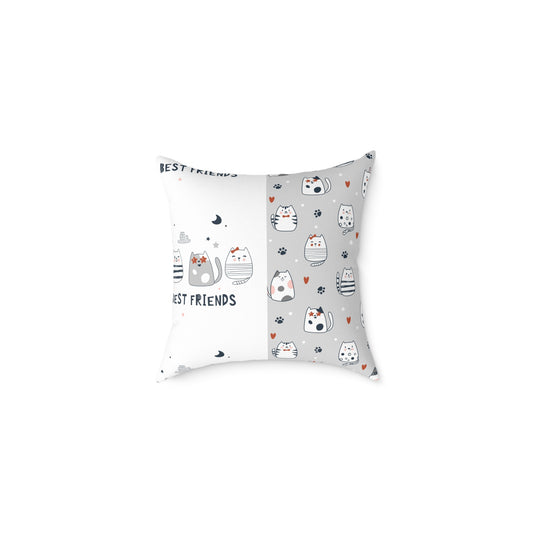 Square Poly Canvas Pillow