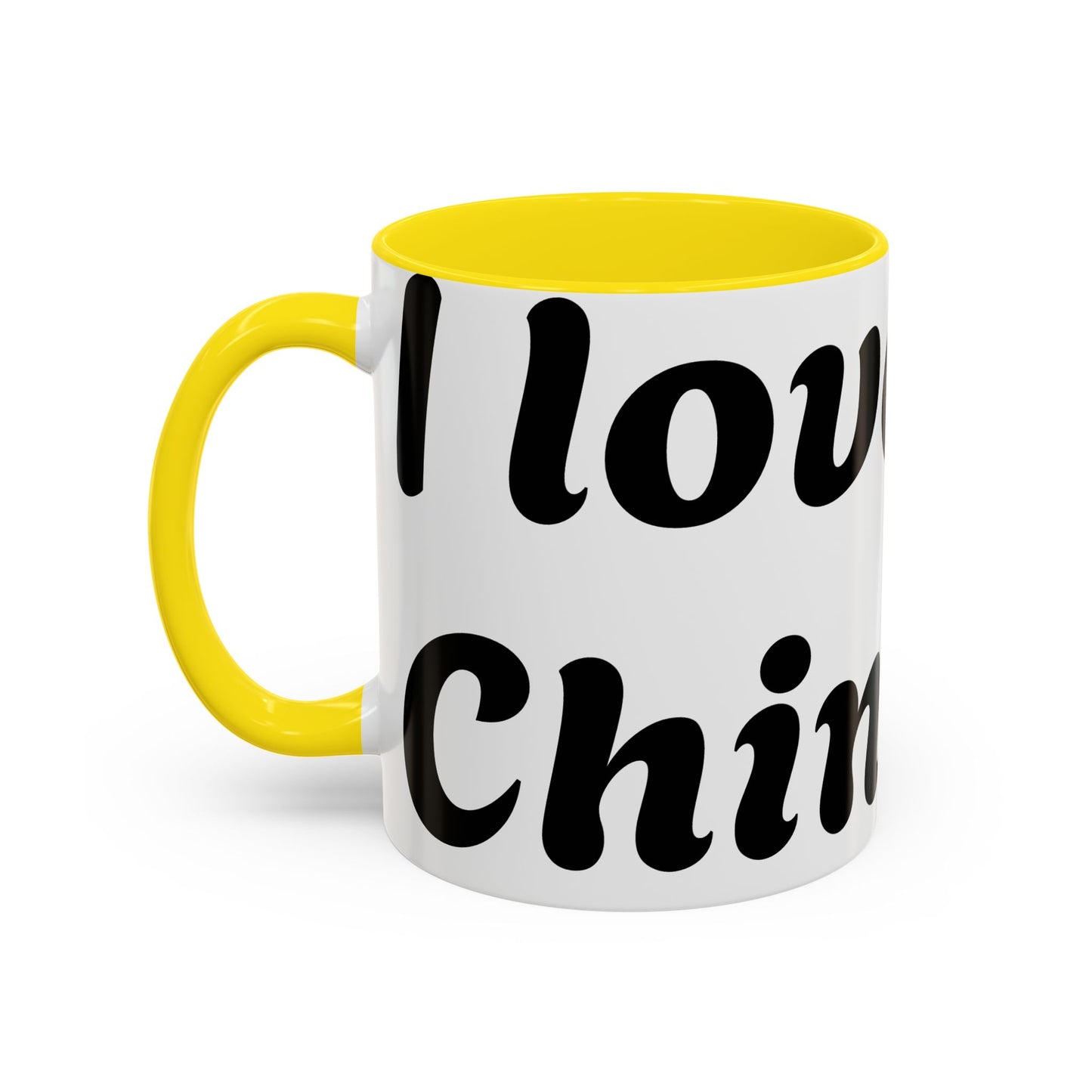 Chinese Love Accent Coffee Mug - Perfect for Tea Lovers, Gifts for Friends, Valentine's Day, Home Decor, Travel Mug