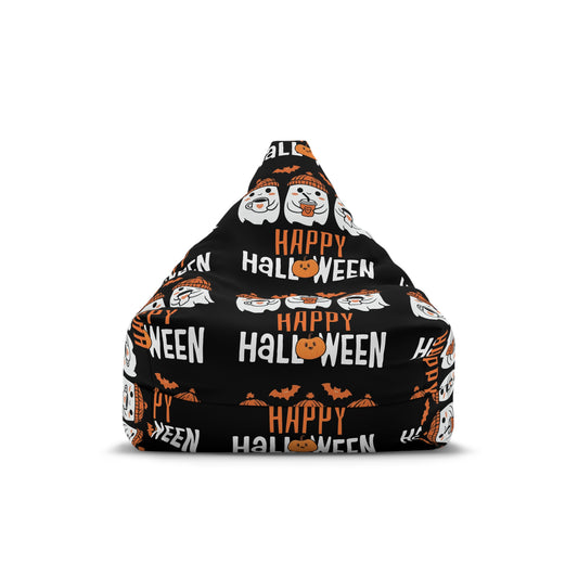 Halloween-Themed Bean Bag Chair Cover for Festive Comfort