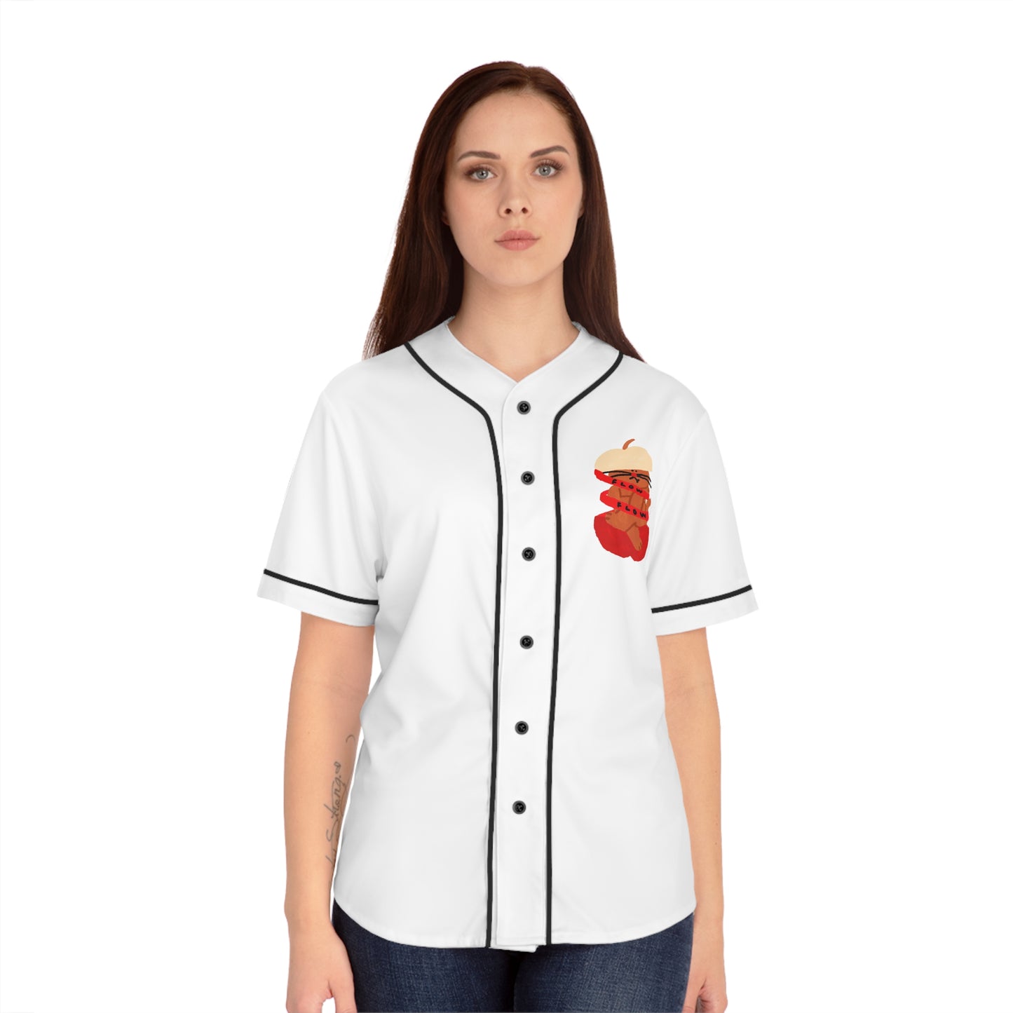 Cute Women's Baseball Jersey, Sports Apparel, Personalized Gift, Casual Wear, Summer Outfit, Team Spirit Top