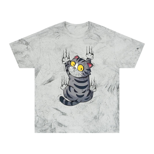 Colorful Cat Unisex Tee - Funny Cat Shirt, Cute Animal Apparel, Gift for Cat Lovers, Unique Graphic T-Shirt, Casual Wear