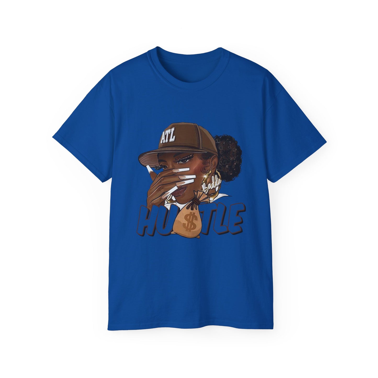 Hustle Graphic Tee, Unisex Cotton T-Shirt, Streetwear Style, Casual Wear, Gift for Entrepreneurs, Motivational Apparel