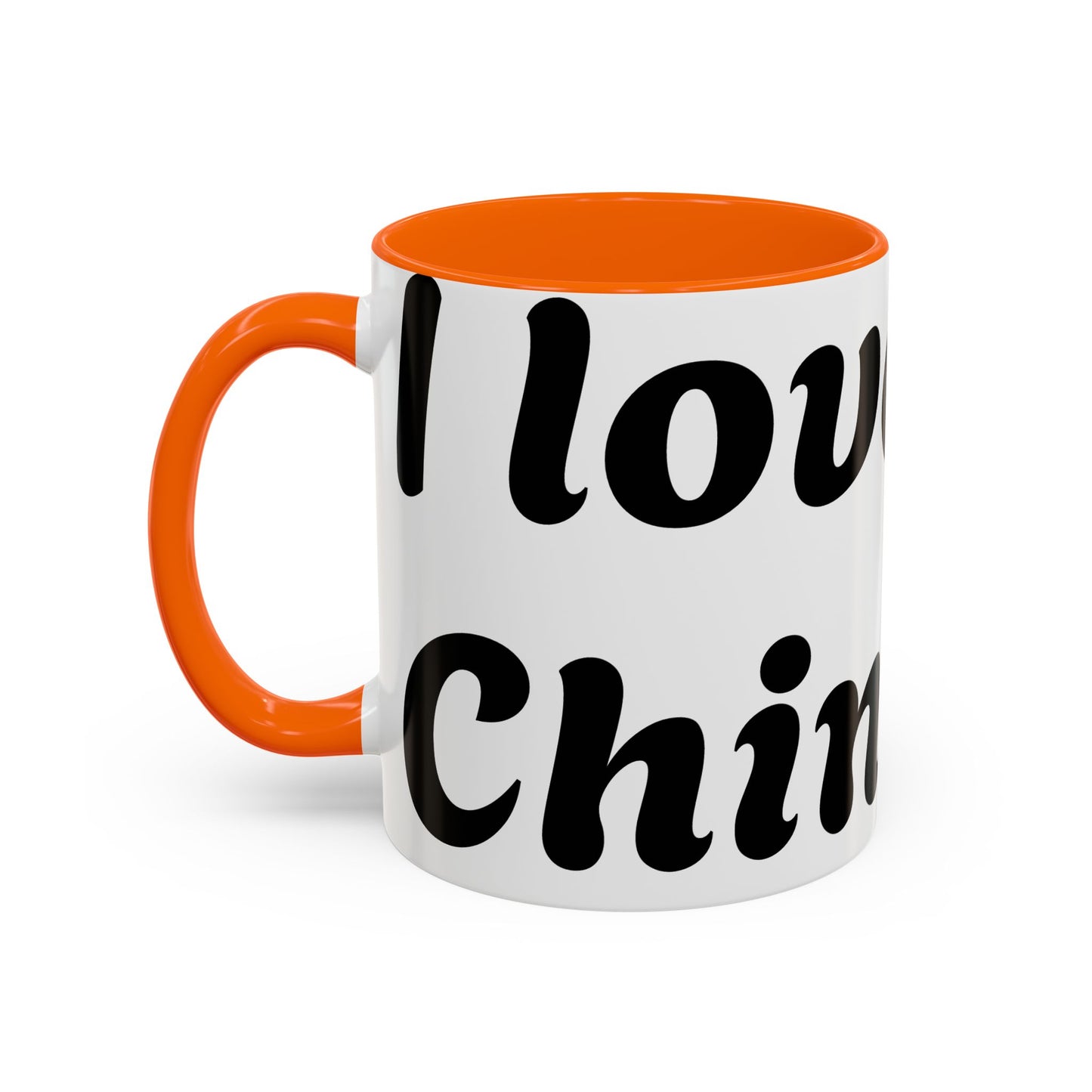 Chinese Love Accent Coffee Mug - Perfect for Tea Lovers, Gifts for Friends, Valentine's Day, Home Decor, Travel Mug