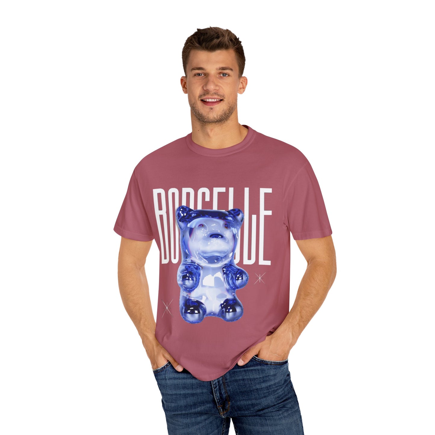 Whimsical Gummy Bear T-shirt for Fun-Loving Souls, Casual Gift, Summer Style, Birthday, Unique Fashion Statement, Trendy Tee