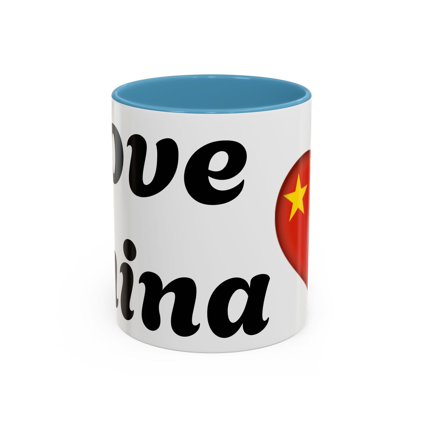 Chinese Love Accent Coffee Mug - Perfect for Tea Lovers, Gifts for Friends, Valentine's Day, Home Decor, Travel Mug